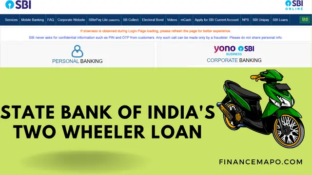 State Bank Of India's Two Wheeler Loan